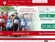 Tablet Screenshot of blog.bornimer-sc.de
